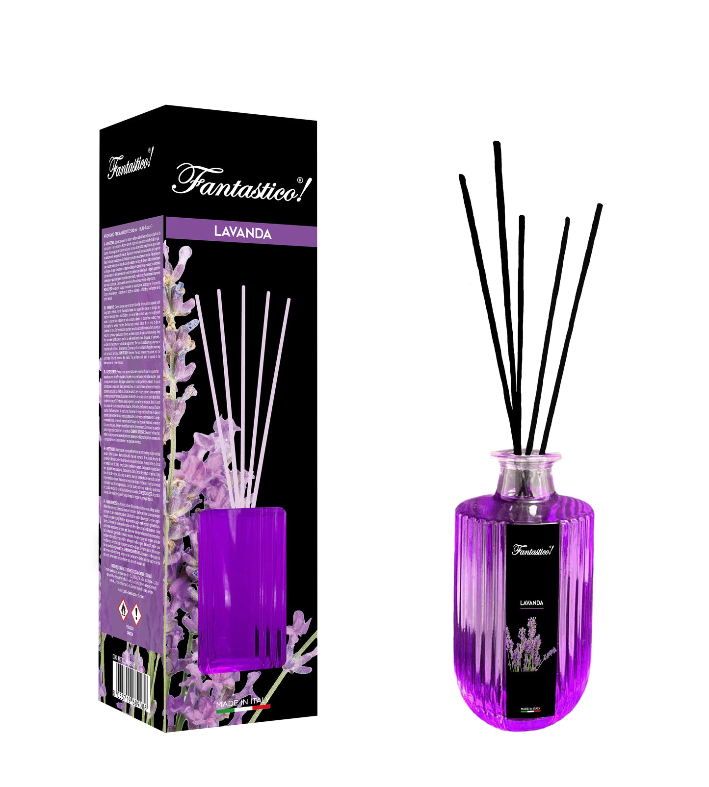Diffusore profumo a bastoncino 500ml-Fantastico-Lavanda