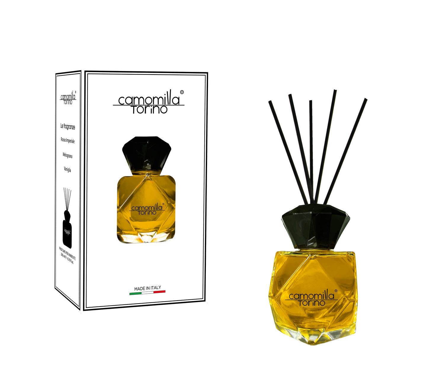 Diffusore a bastoncini Diamante Vaniglia 200 ml.