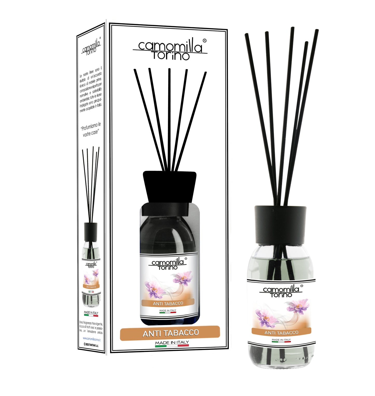 Diffusore per ambienti 125ml. Linea White Anti Tabacco