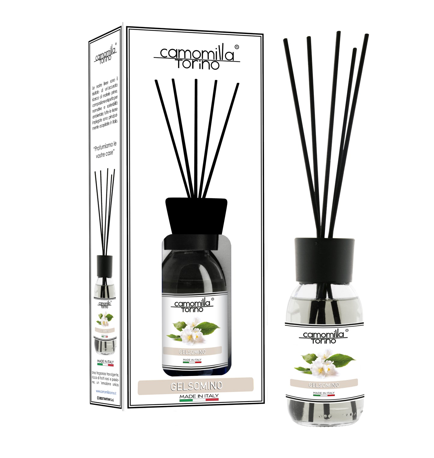 Diffusore per ambienti 125ml. Linea White Gelsomino