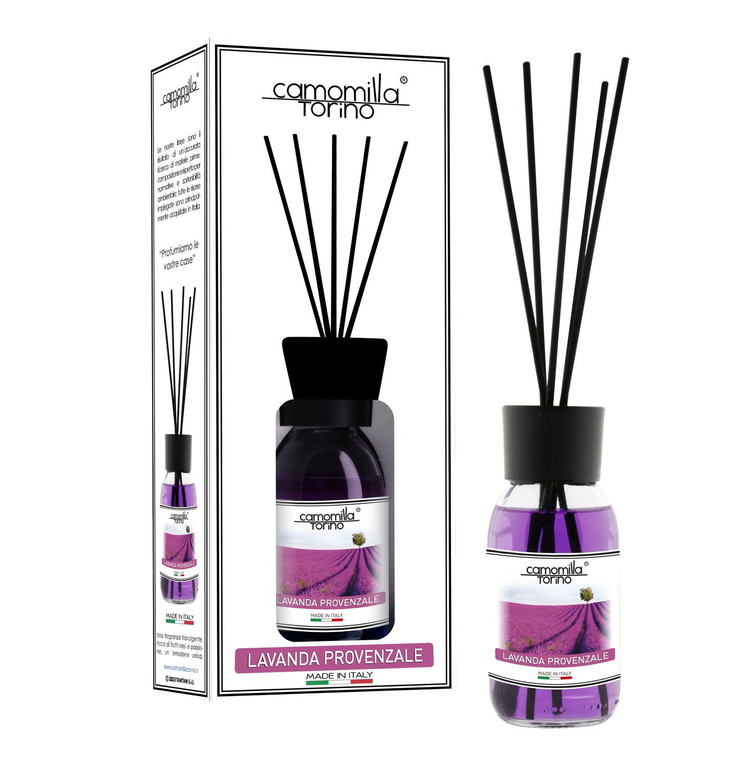 Diffusore per ambienti 125ml. Linea White Lavanda Provenzale