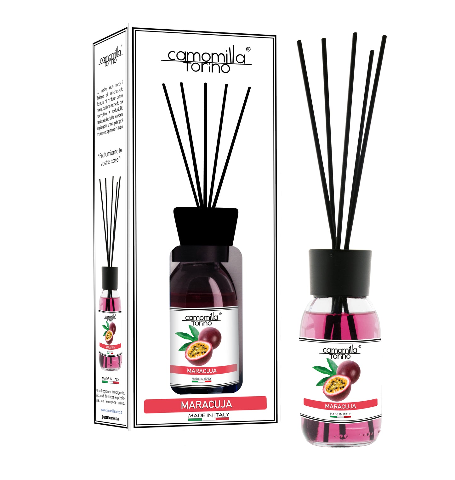 Diffusore per ambienti 125ml. Linea White Maracuja