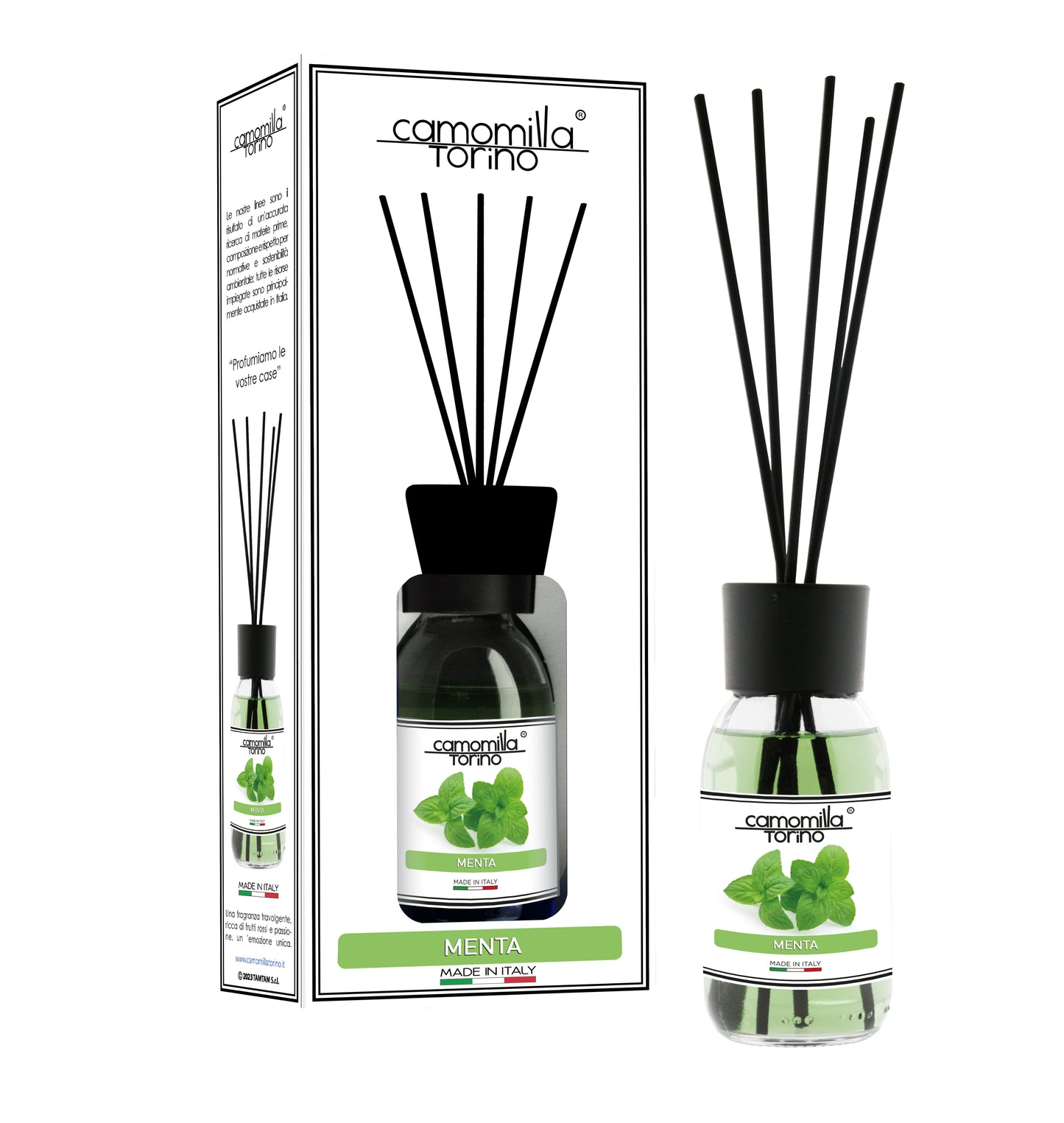 Diffusore per ambienti 125ml. Linea White Menta