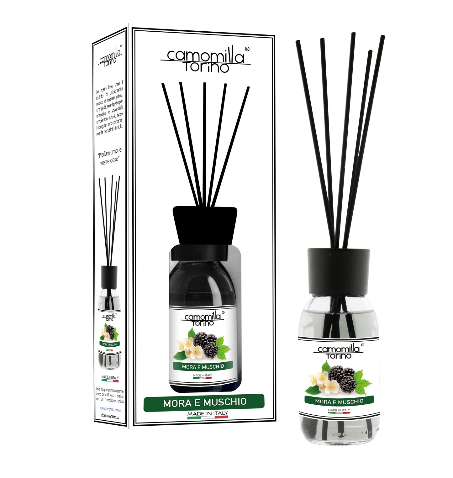 Diffusore per ambienti 125ml. Linea White Mora e Muschio