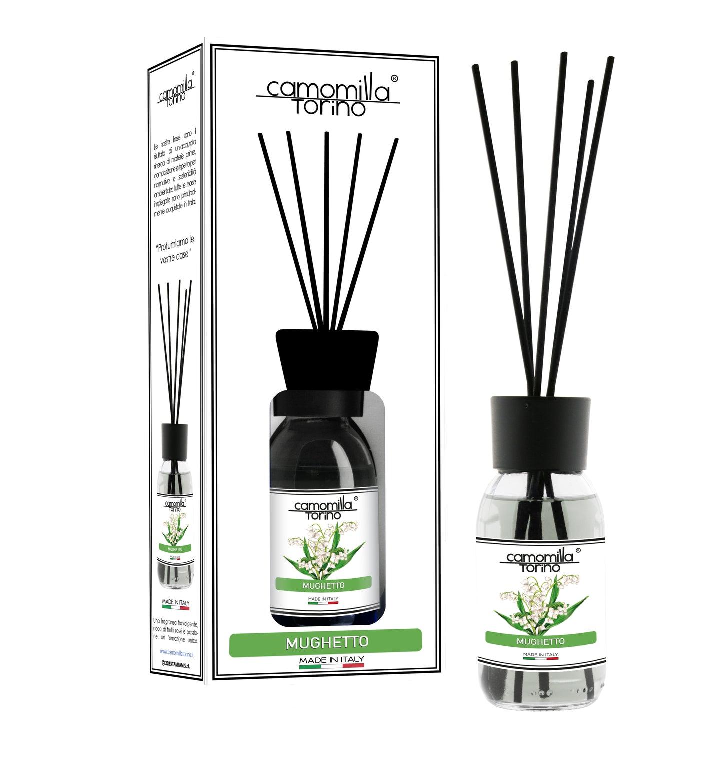 Diffusore per ambienti 125ml. Linea White Mughetto