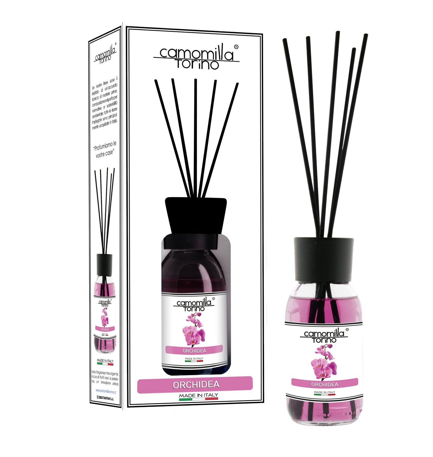 Diffusore per ambienti 125ml. Linea White Orchidea