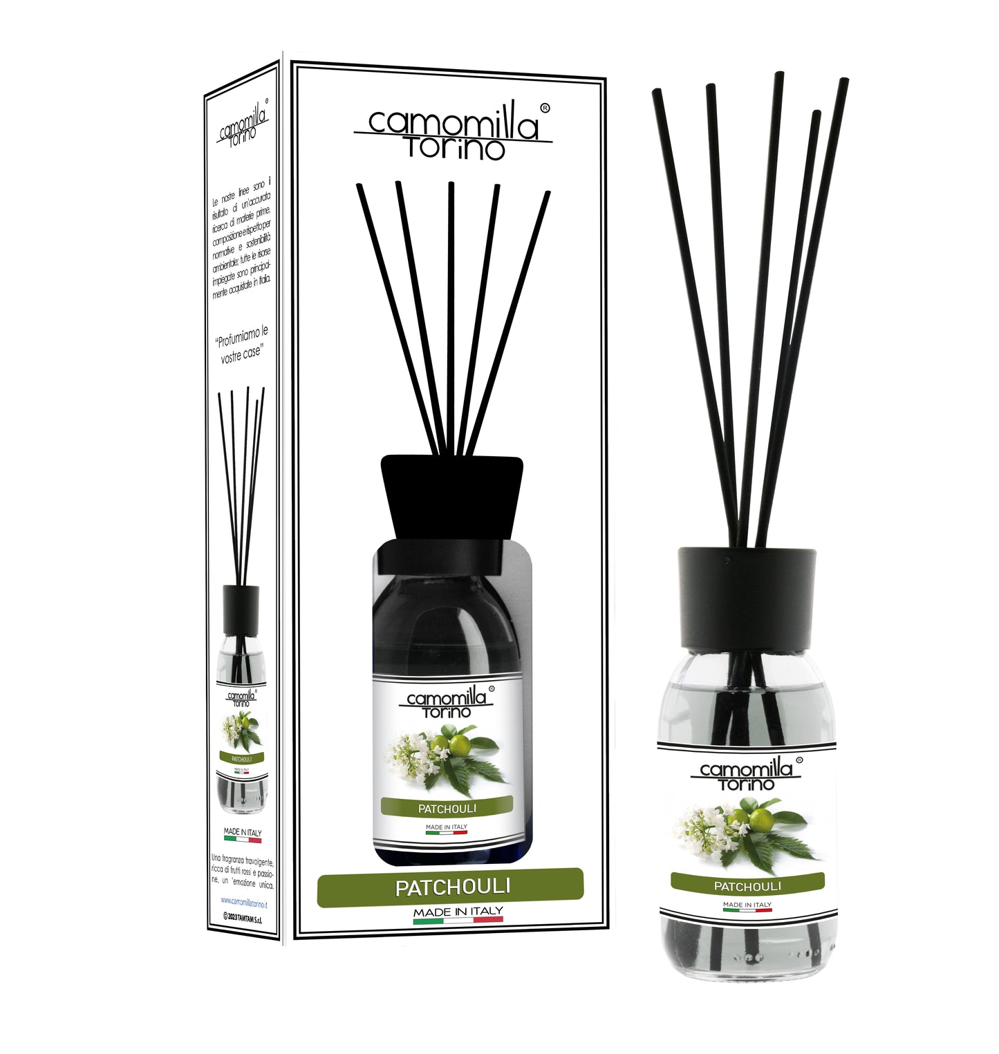 Diffusore per ambienti 125ml. Linea White Patchouly