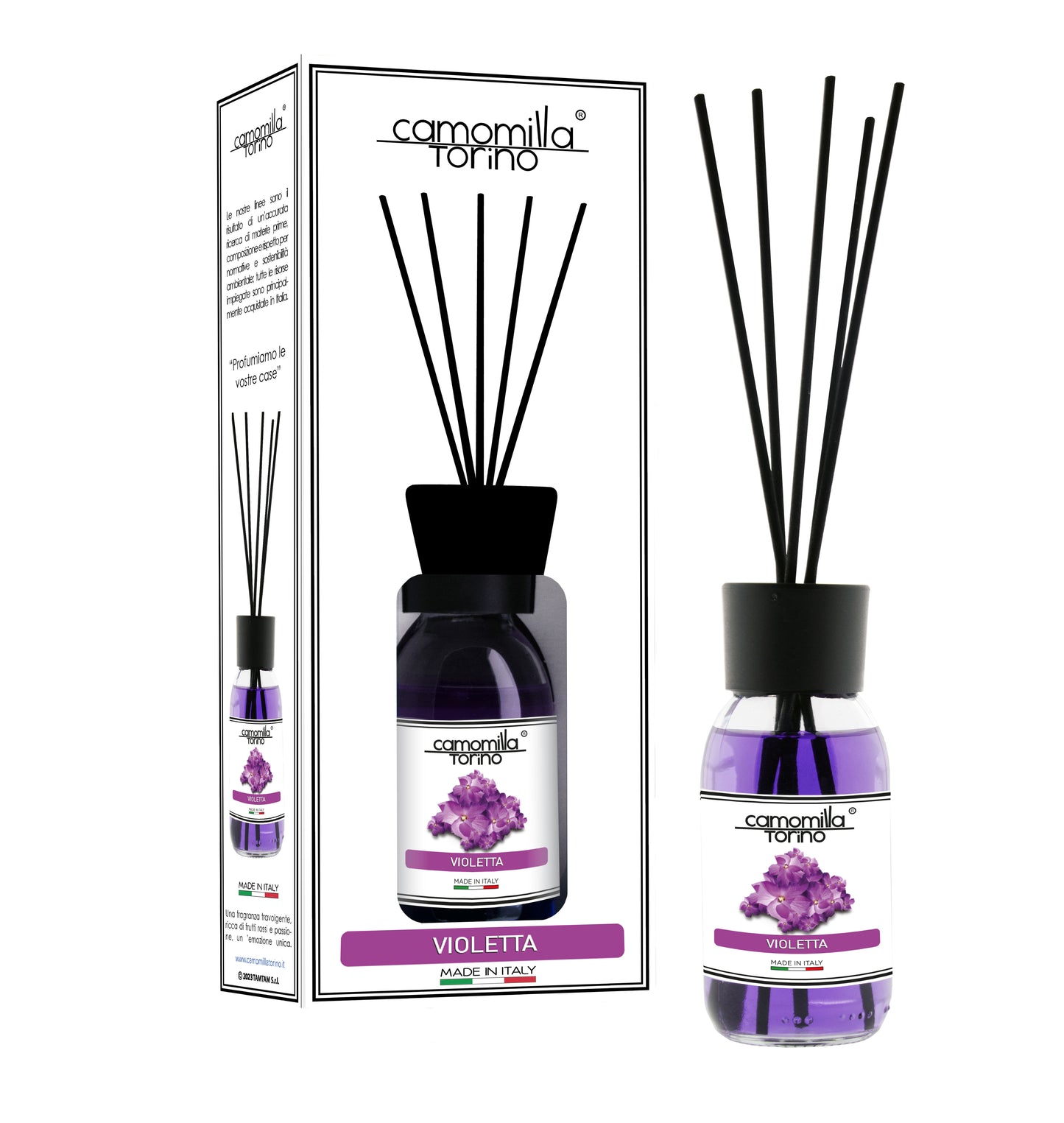 Diffusore per ambienti 125ml. Linea White Violetta