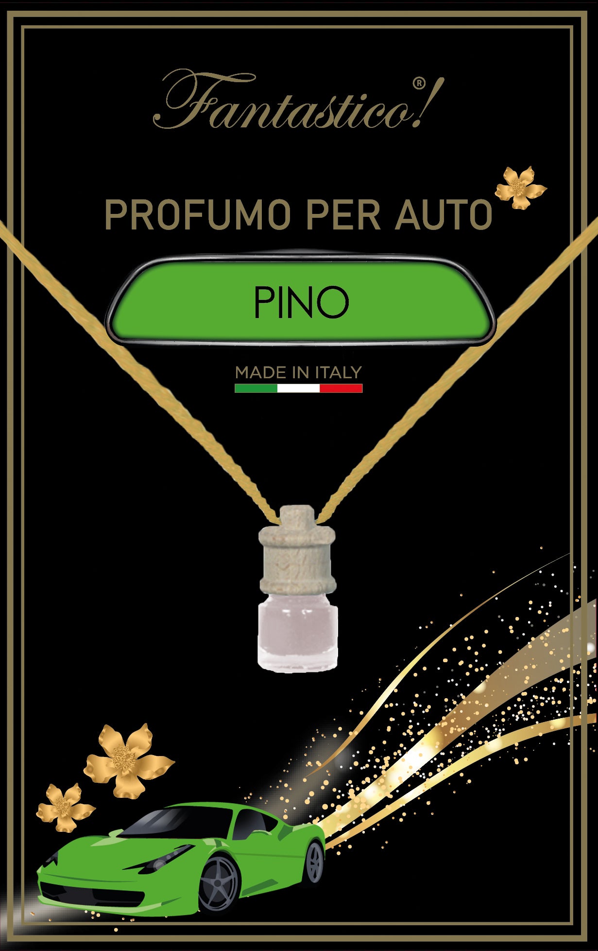 Profumo per Auto 5ml. Fantastico-Pino