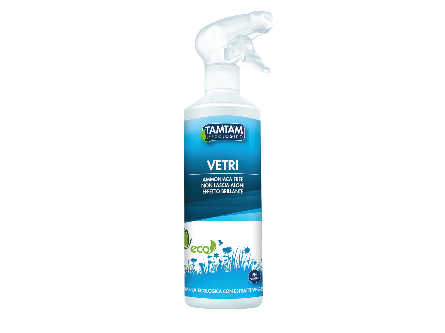 Vetri ammoniaca Free non lascia aloni effetto brillante spray 500 ml.