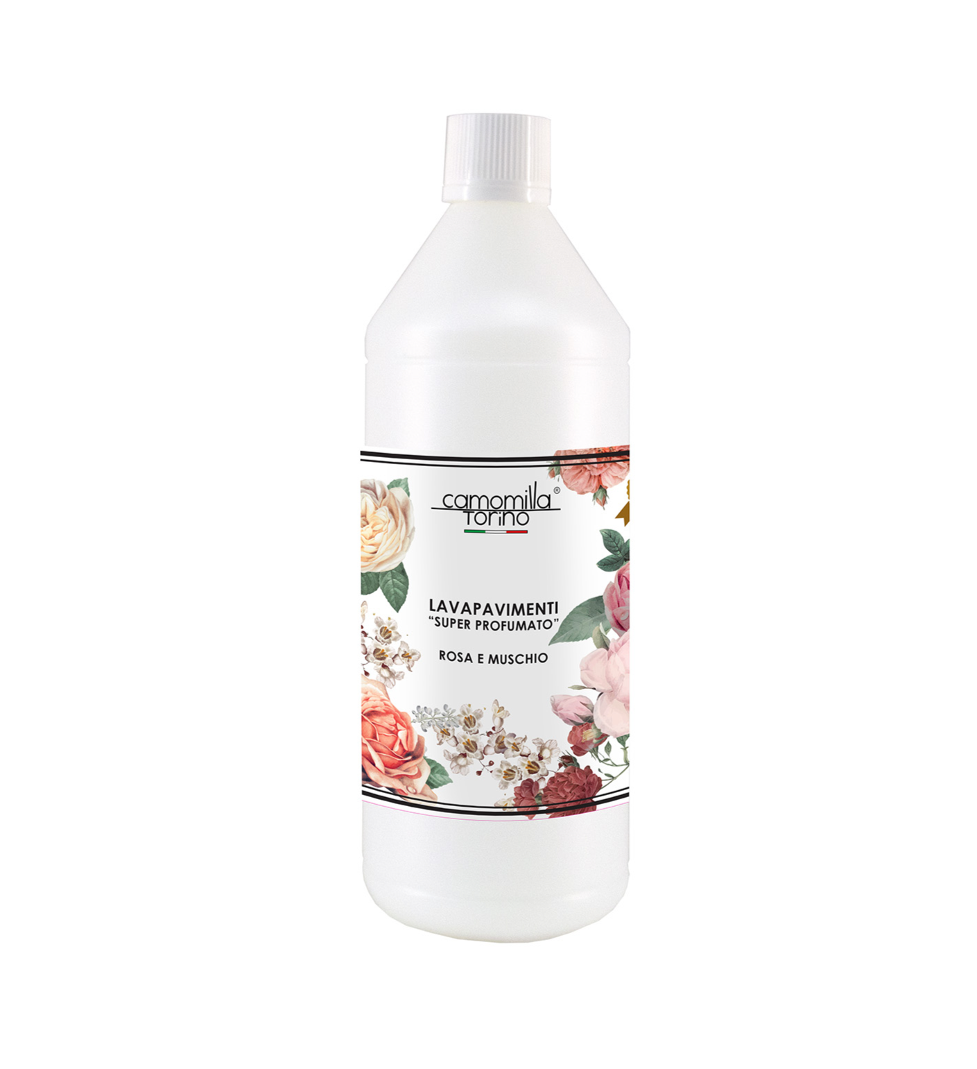 Lava pavimenti super profumato 1Lt. - Rosa e Muschio