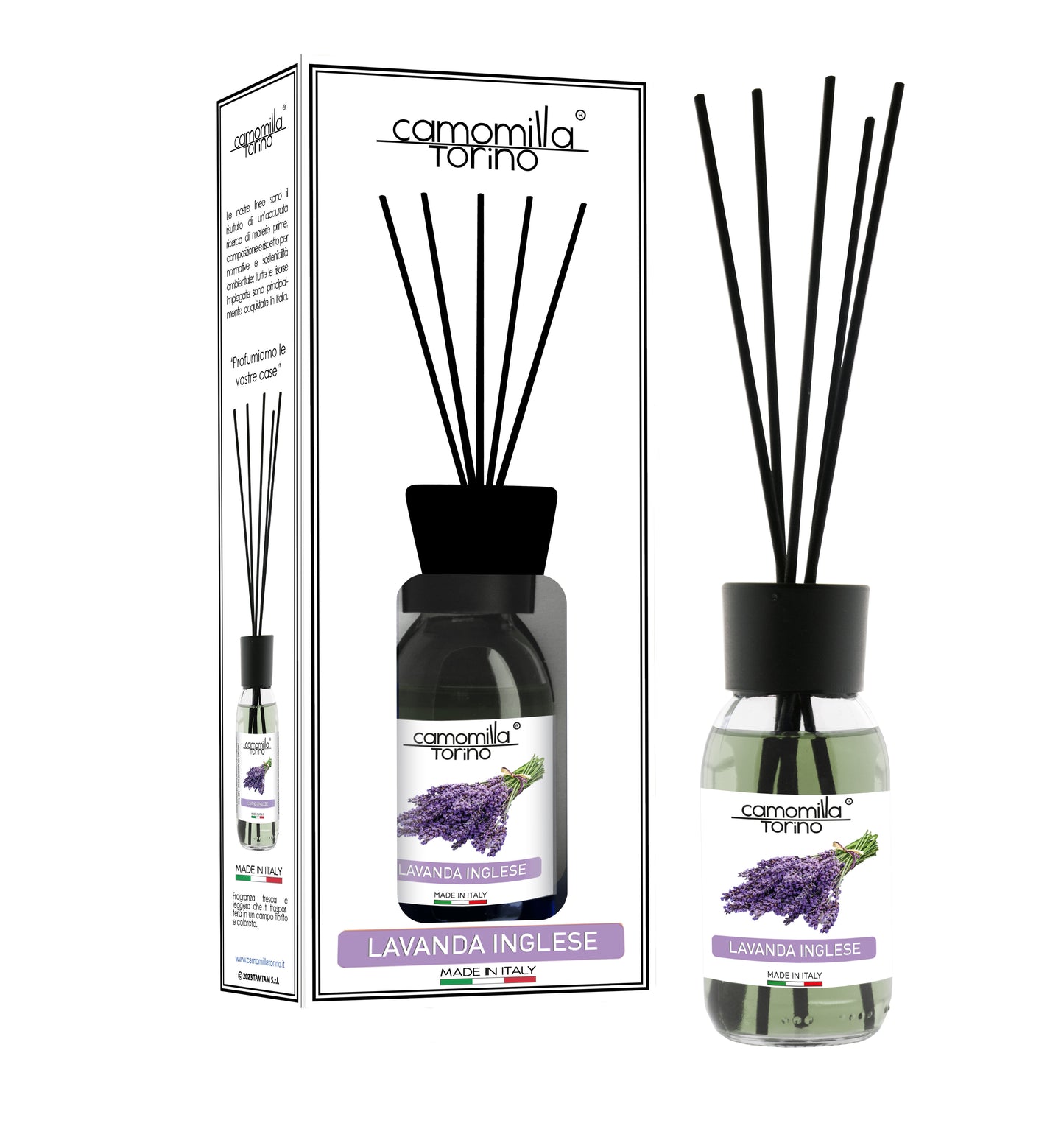 Diffusore per ambienti 125ml. Linea White Lavanda Inglese