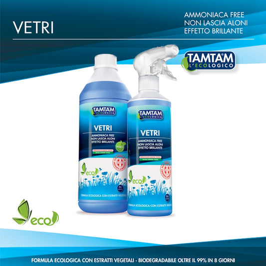 Vetri ammoniaca Free non lascia aloni effetto brillante spray 500 ml.