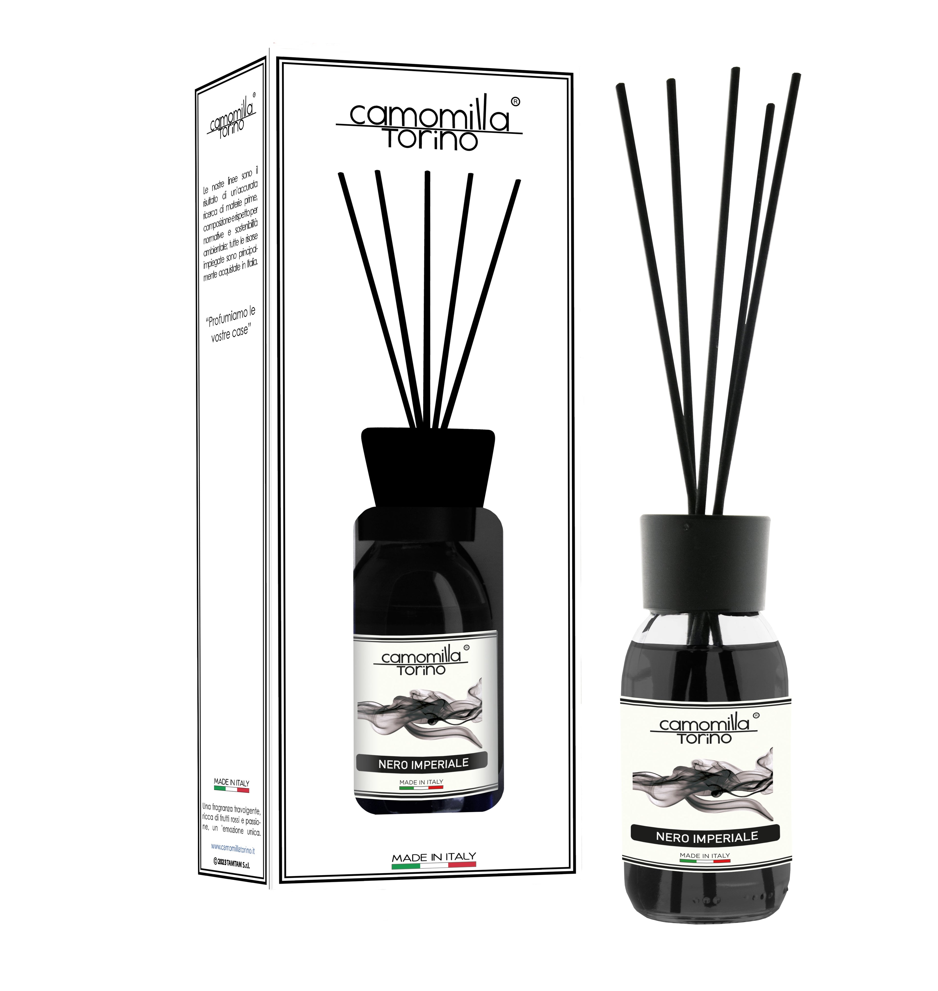 Diffusore per ambienti 125ml. Linea White Nero Imperiale