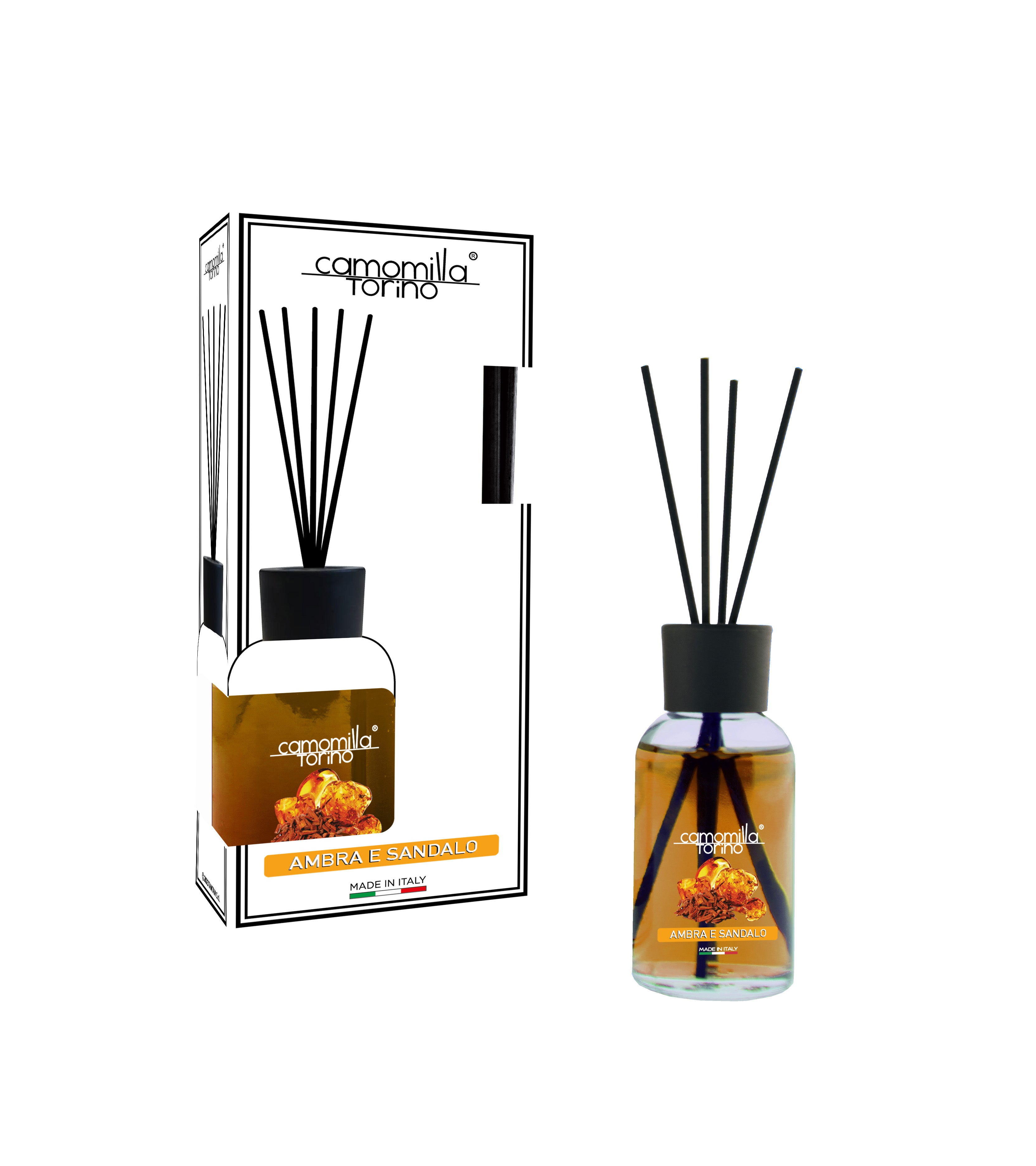 Diffusore per ambienti Linea White Ambra e Sandalo