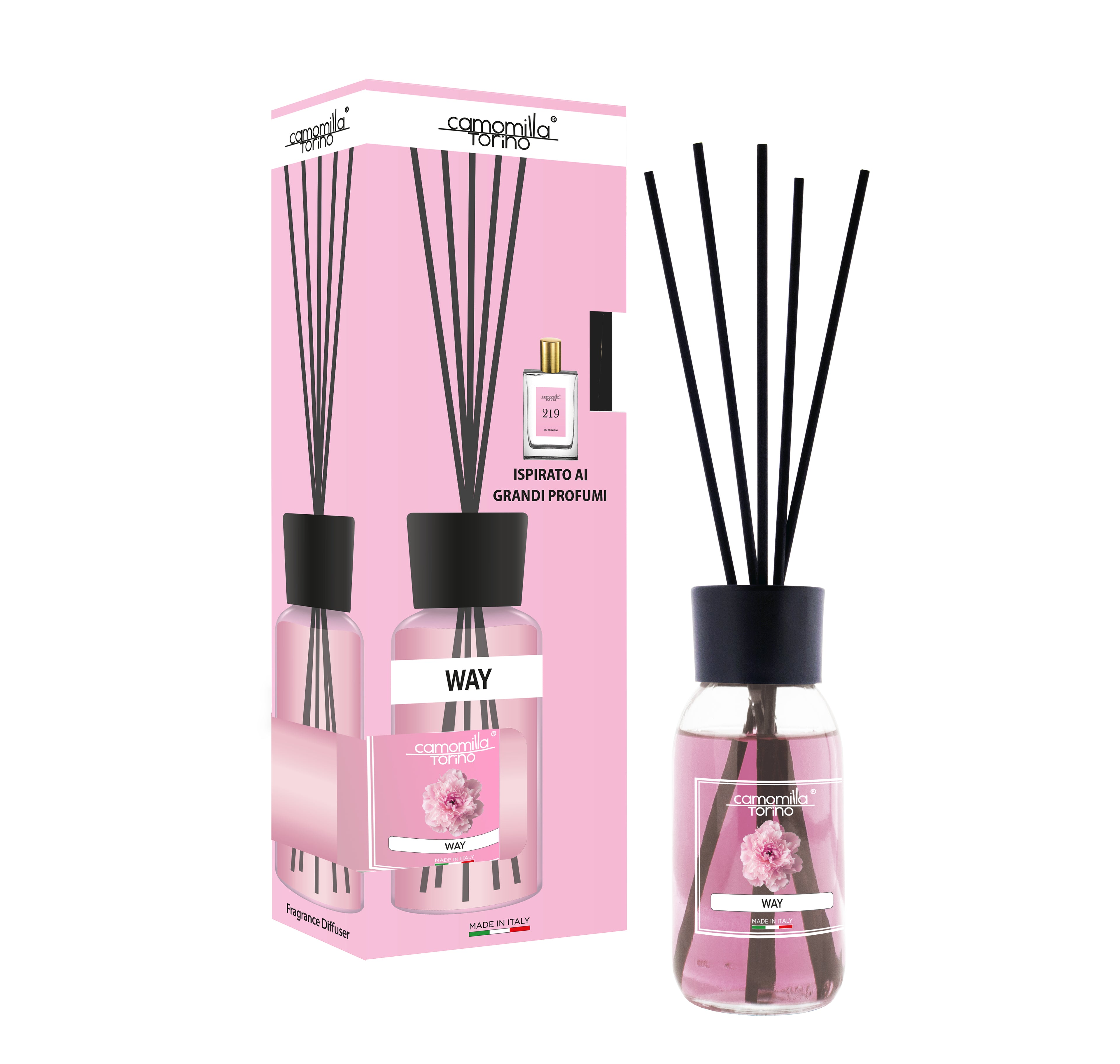 Diffusore per ambienti 125ml. Linea Moda - Way