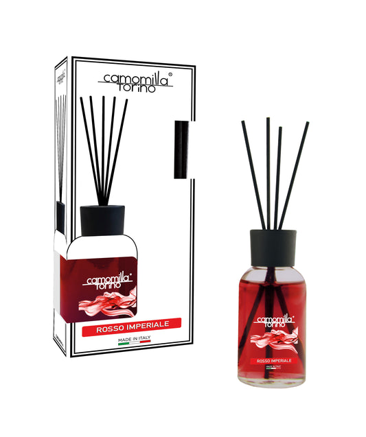 Diffusore a Bastoncini 30 ml – Linea Bianca “Rosso Imperiale”