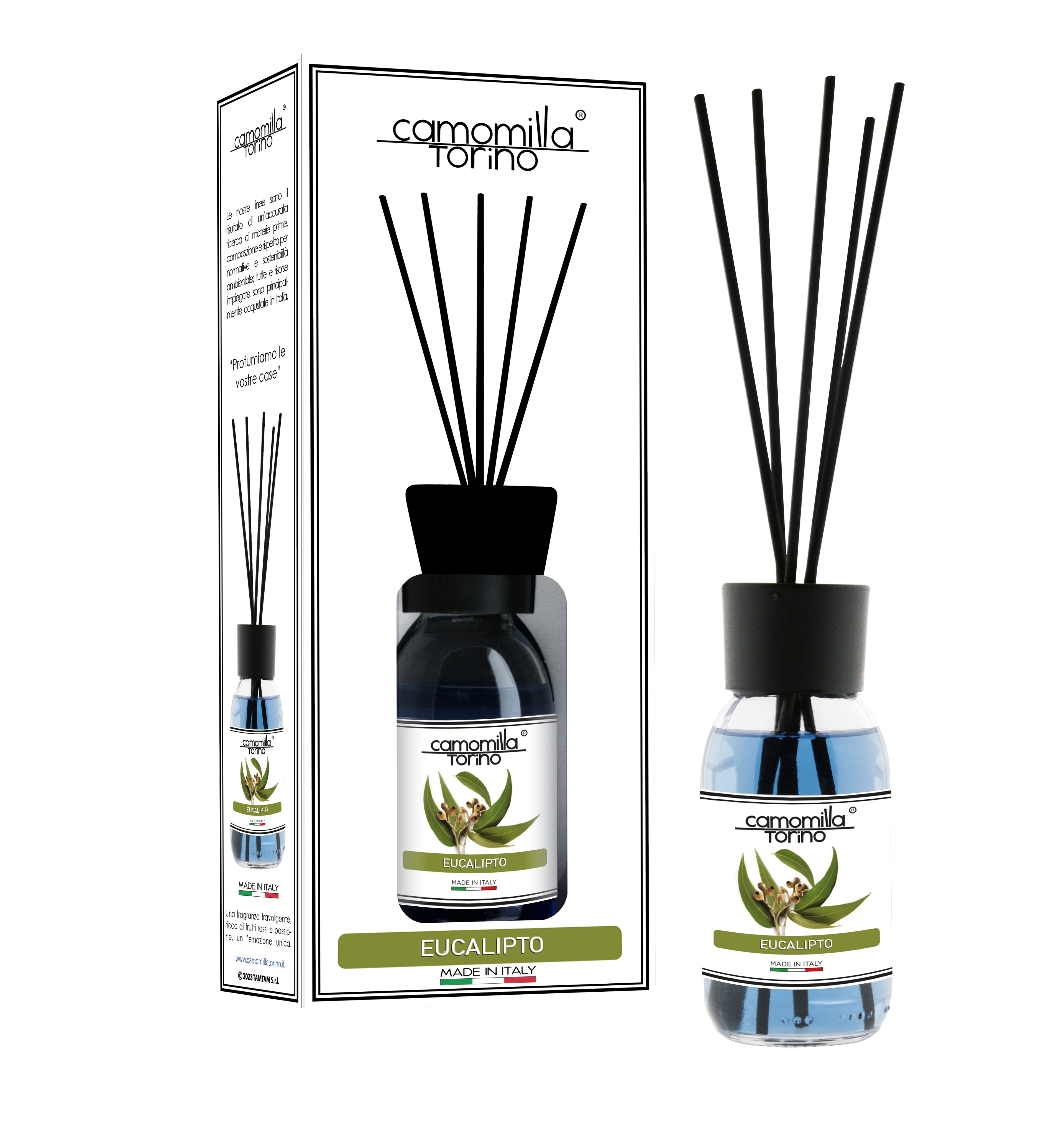 Diffusore per ambienti 125ml. Linea White Eucalipto