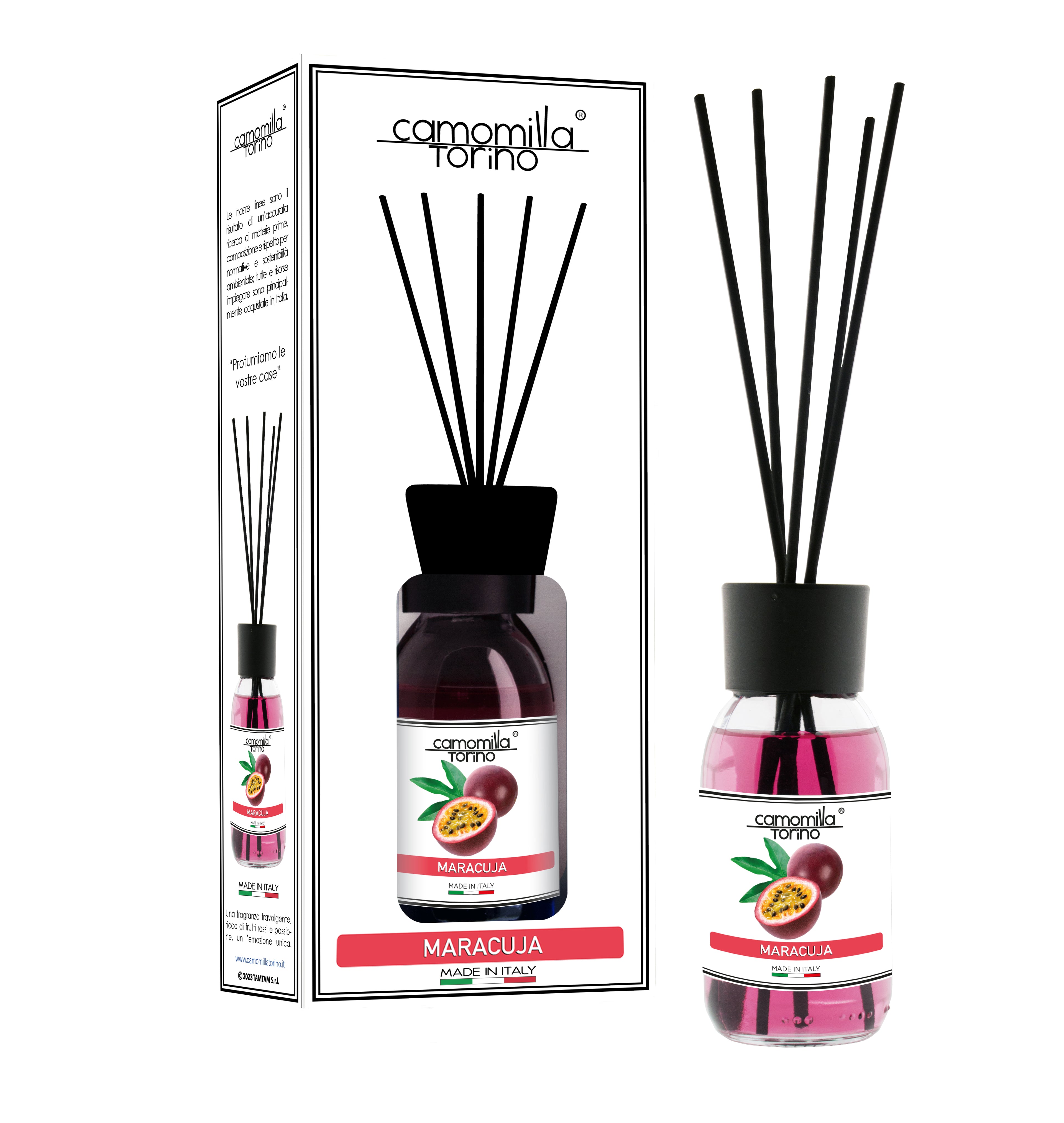 Diffusore per ambienti 125ml. Linea White Maracuja