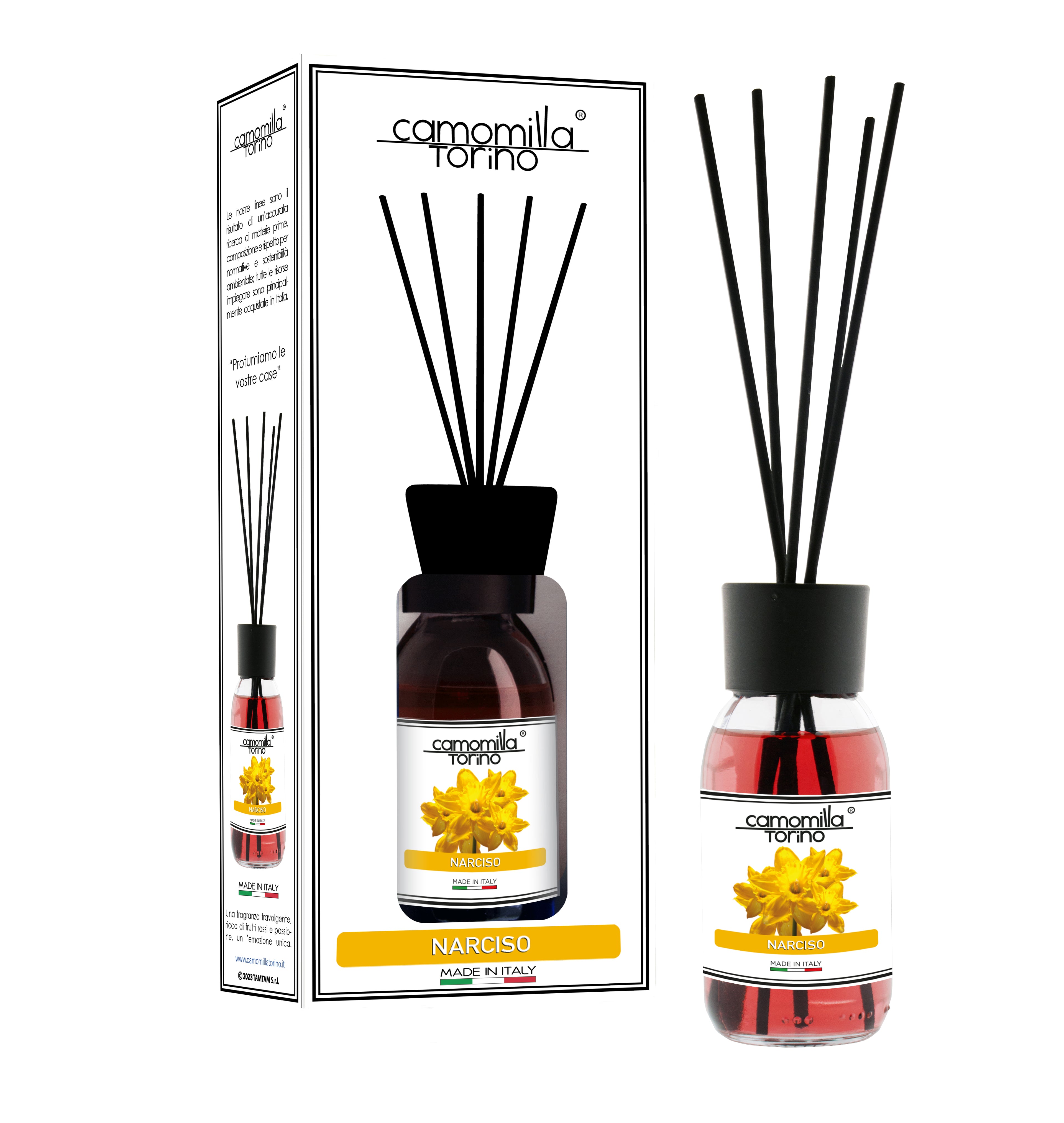Diffusore per ambienti 125ml. Linea White Narciso