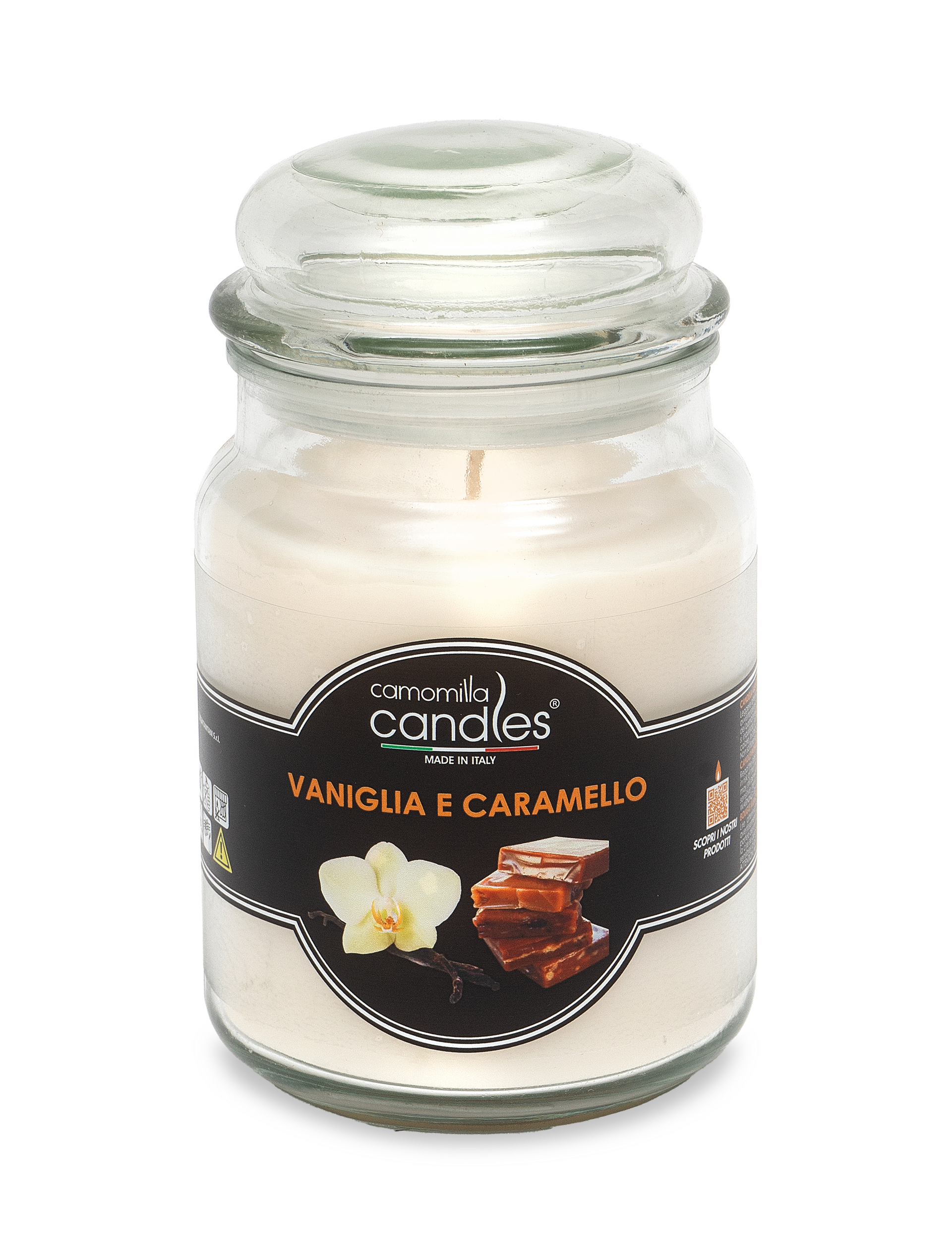 Candela profumata alla vaniglia Candela profumata alla vaniglia