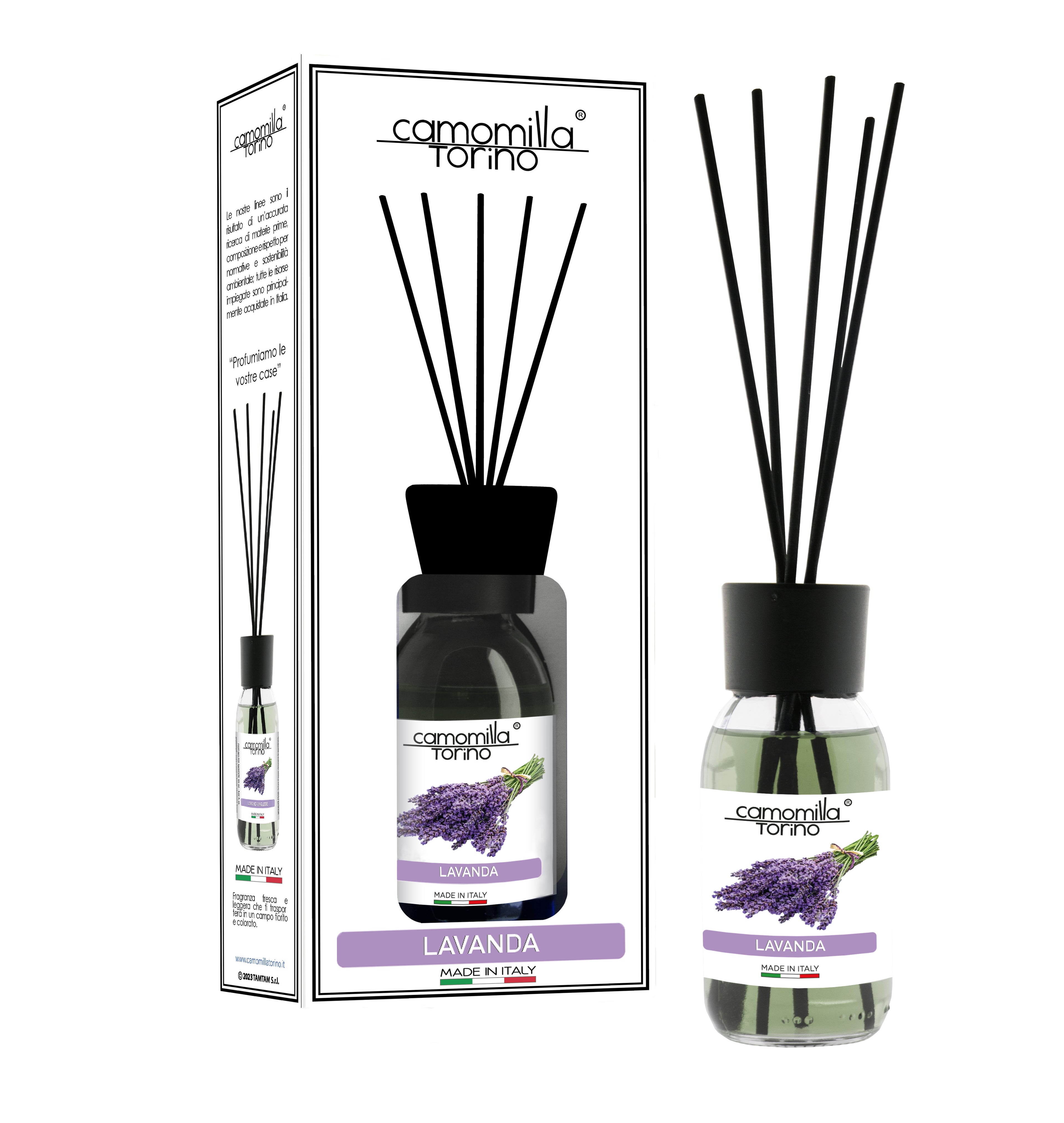 Diffusore per ambienti 125ml. Linea White Lavanda