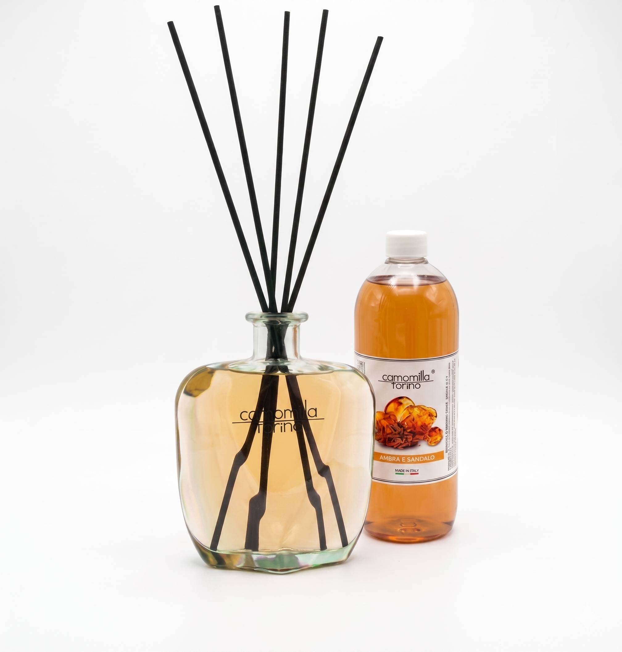 Diffusore Supreme 750 ml+ Ricarica 1000 ml- Ambra e Sandalo