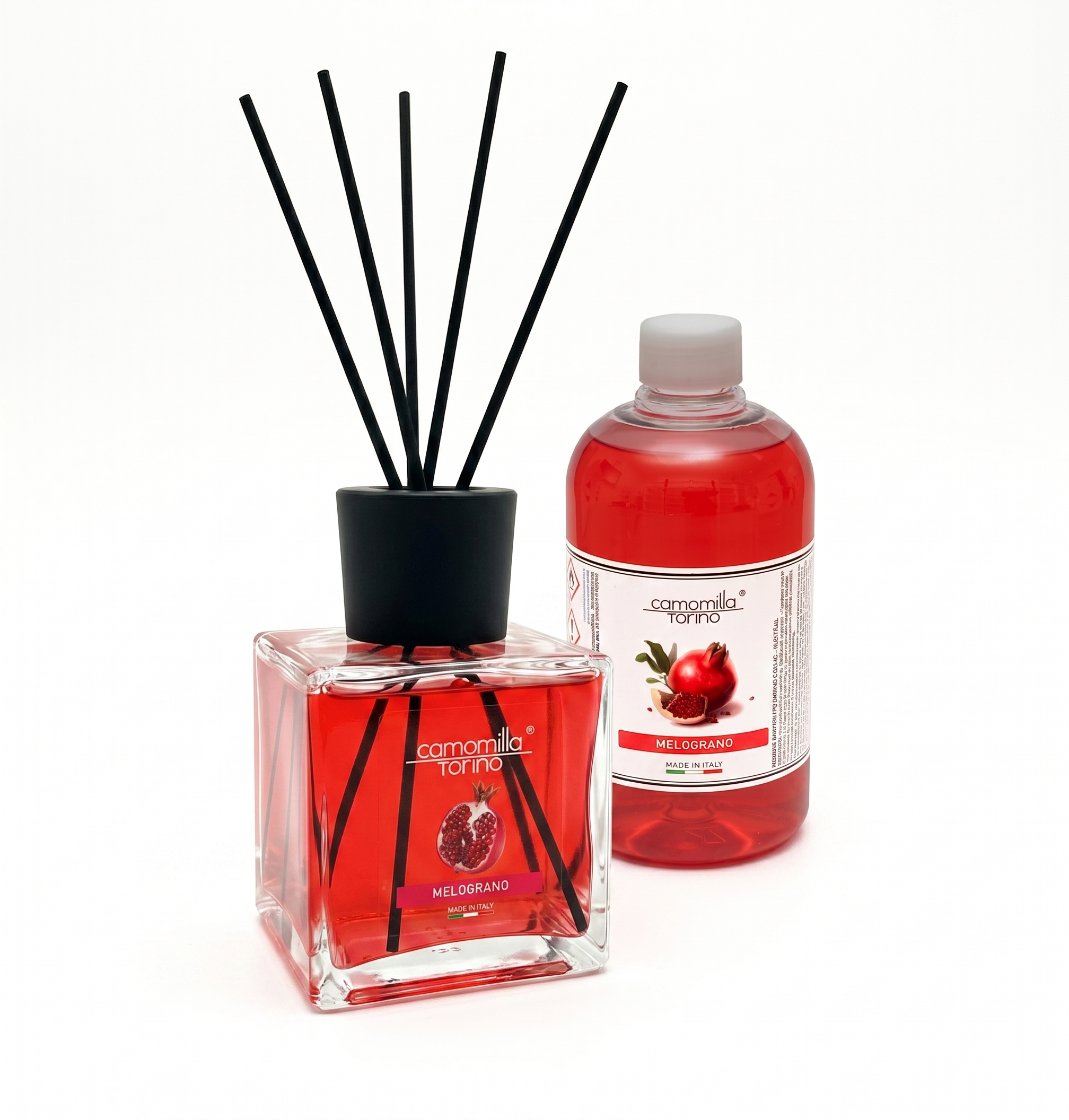 Diffusore Cubo 500ml + Ricarica 500 ml- Melograno