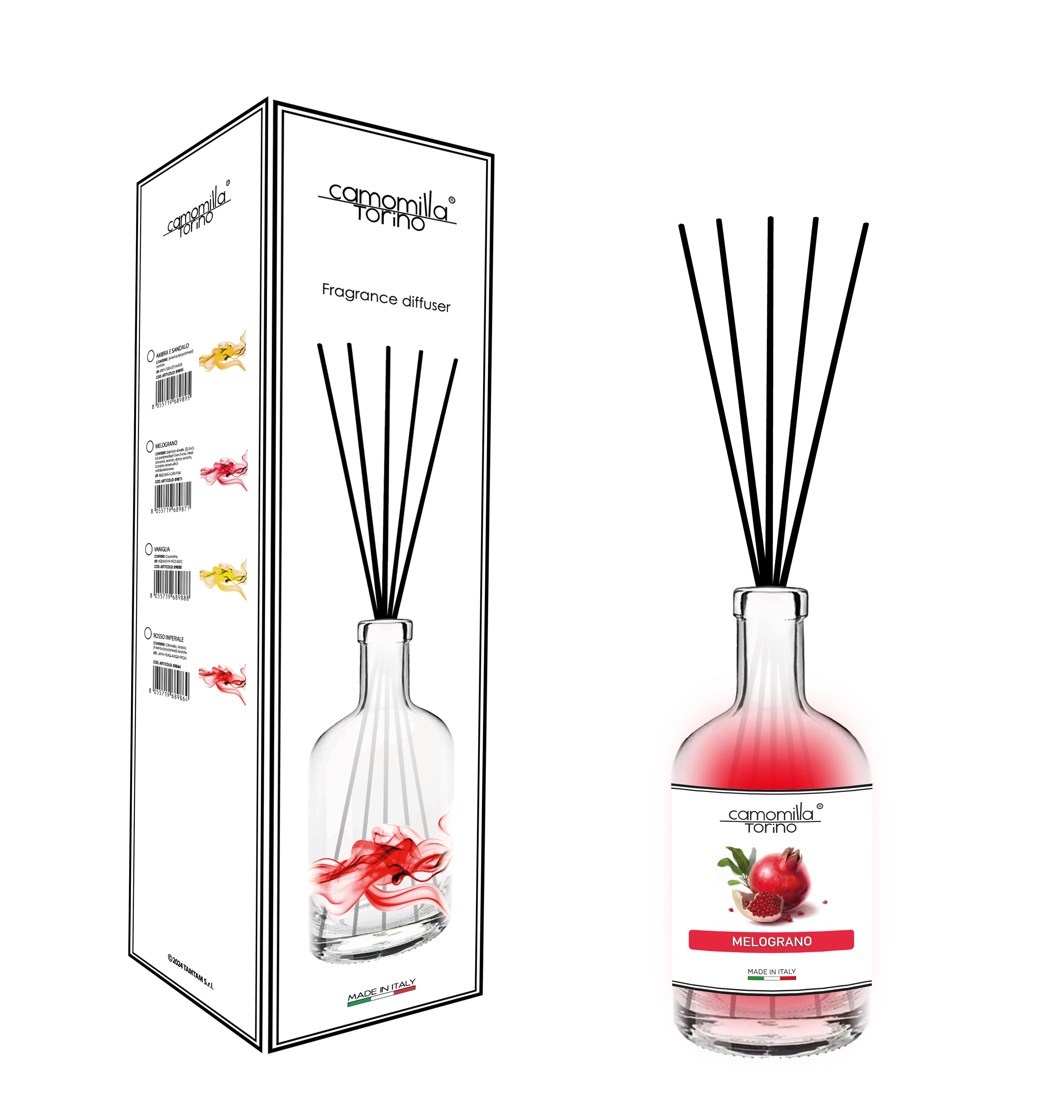 Diffusore a bastoncini 700 ml. Nocturne Melograno