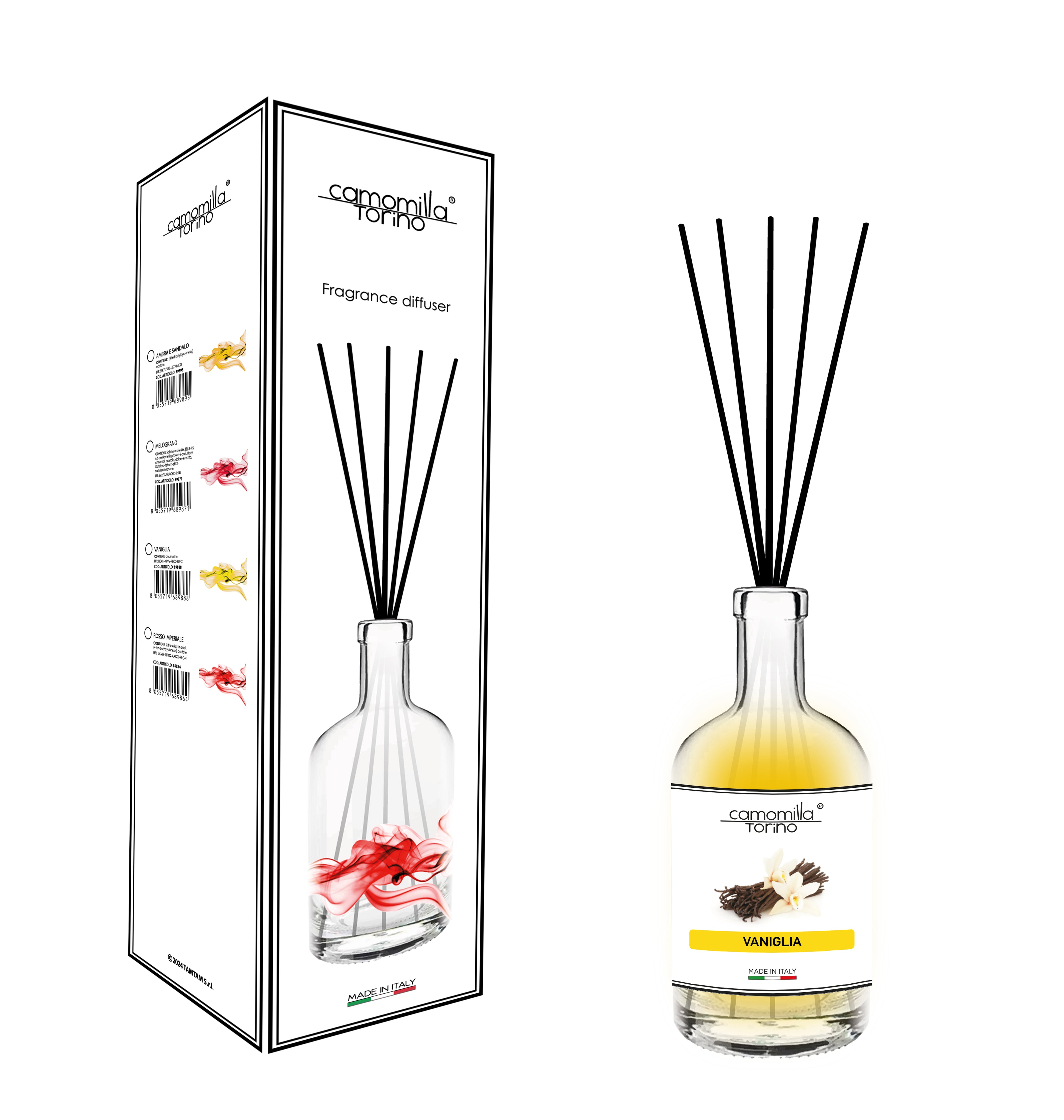 Diffusore a bastoncini 700 ml. Nocturne Vaniglia