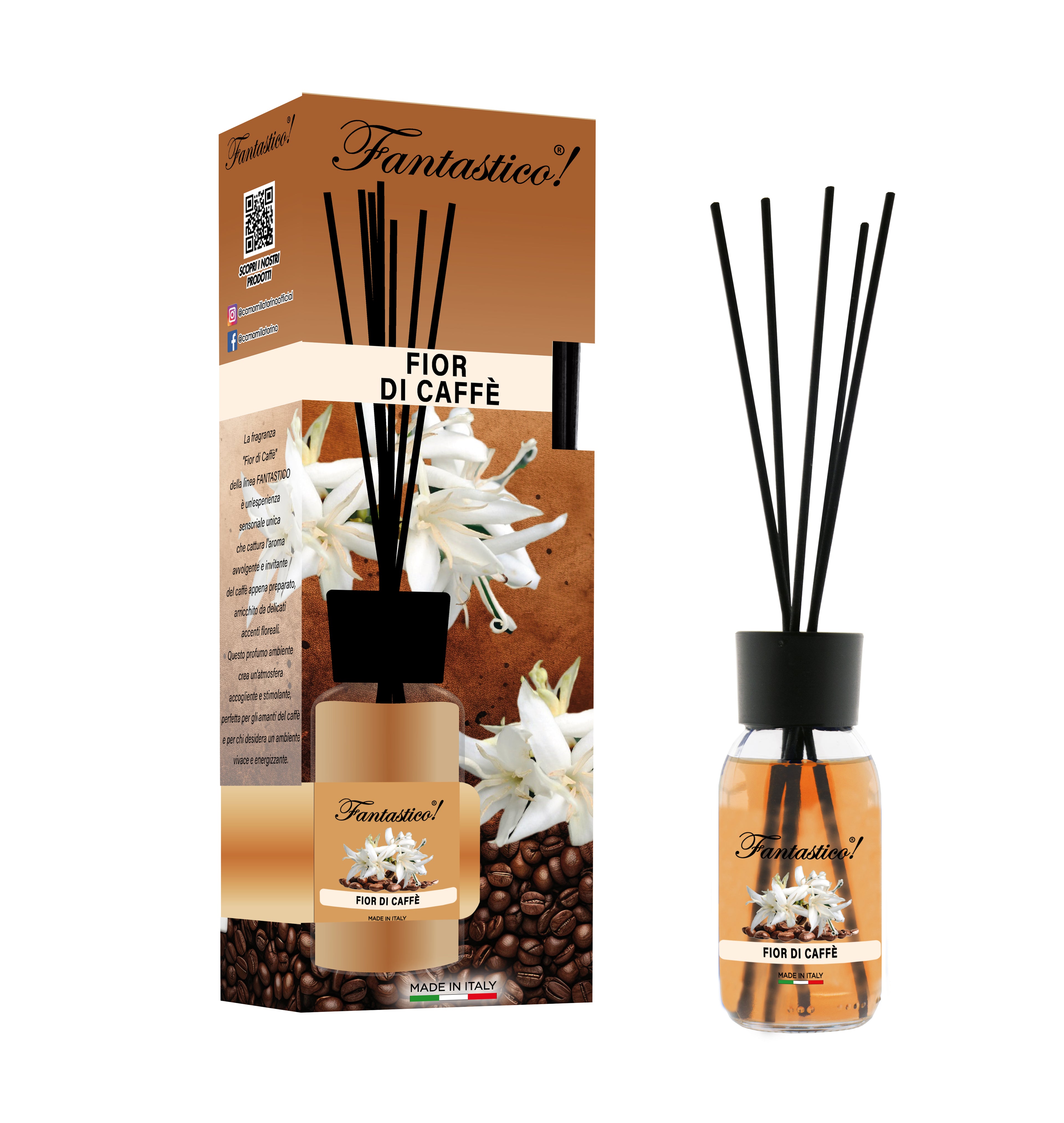 Diffusore 125ml-Fantastico Colors-Fior di Caffè