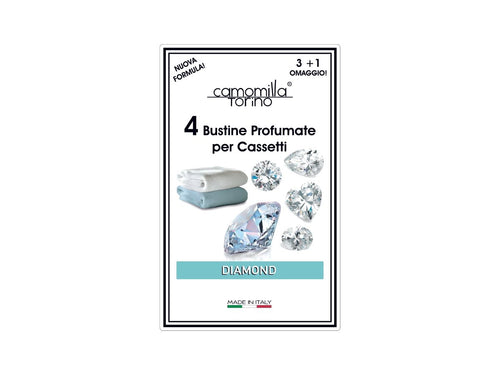 Buste Profumate per armadi e cassetti "Diamond" Camomilla Torino