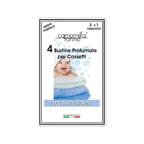 Buste Profumate per armadi e cassetti "Goccia di sapone" Camomilla Torino