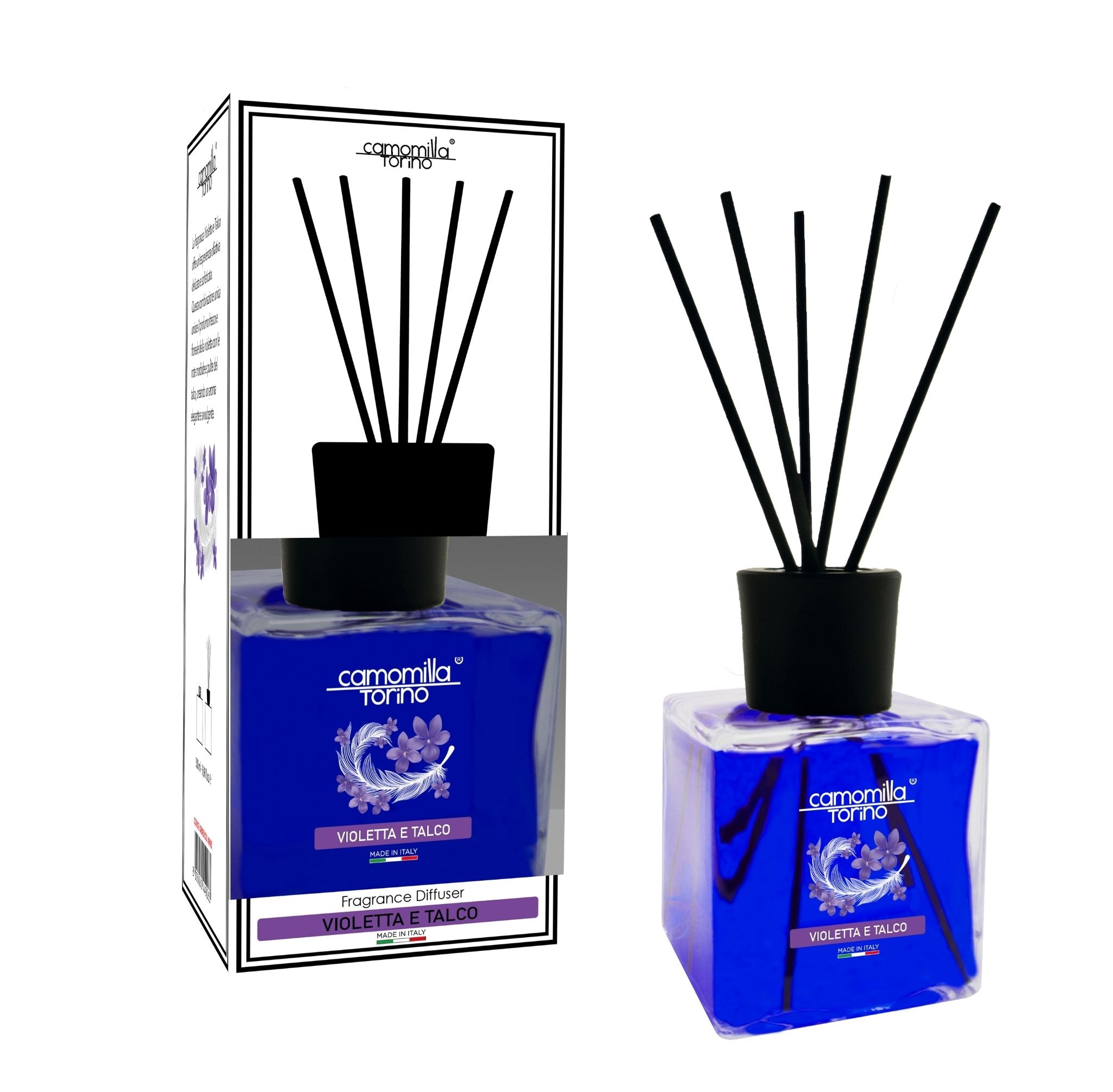 Violetta e Talco-Diffusore a Bastoncini "Cubo"