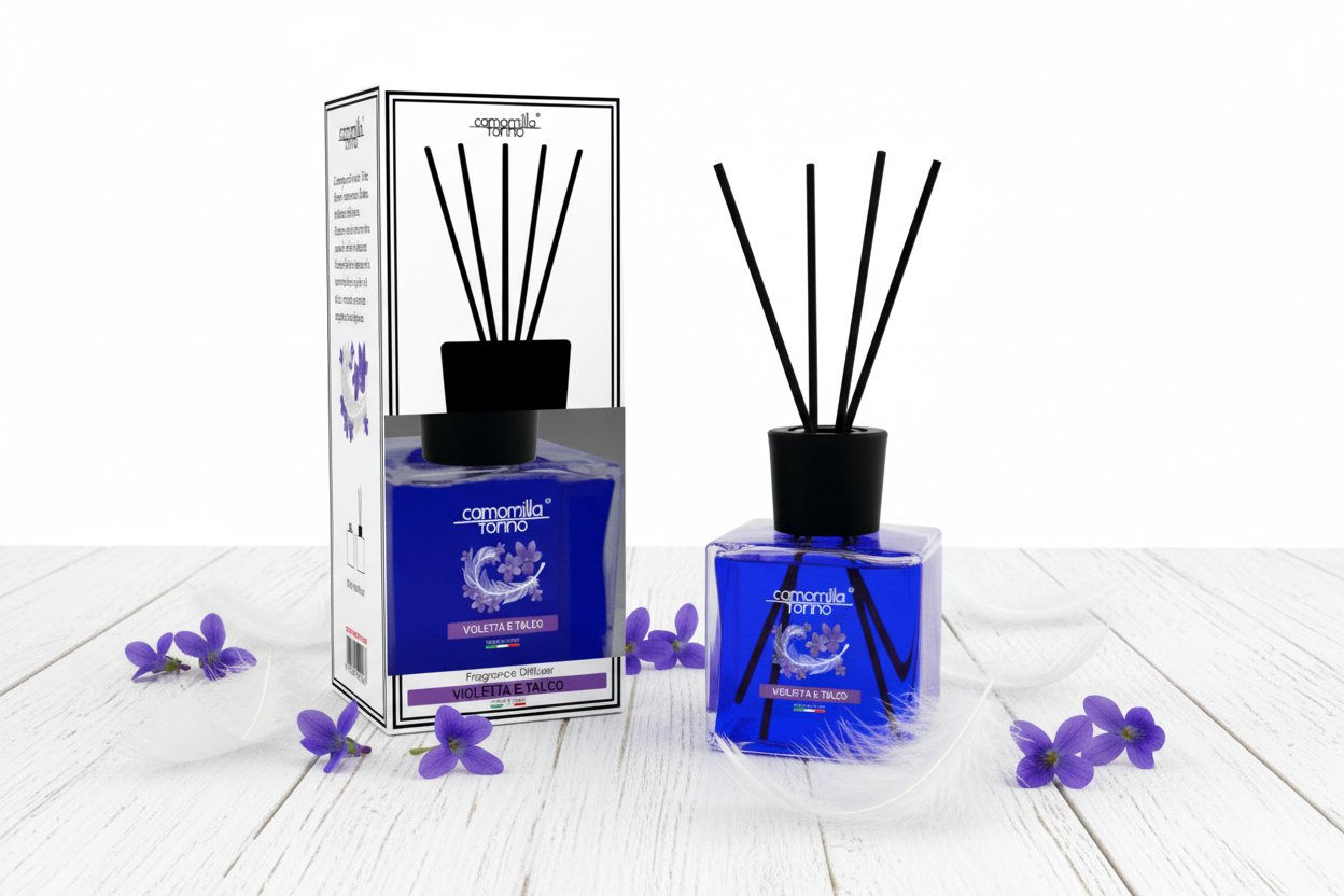 Diffusore a Bastoncini "Linea Cubo" Camomilla Torino - Kōdō.boutique