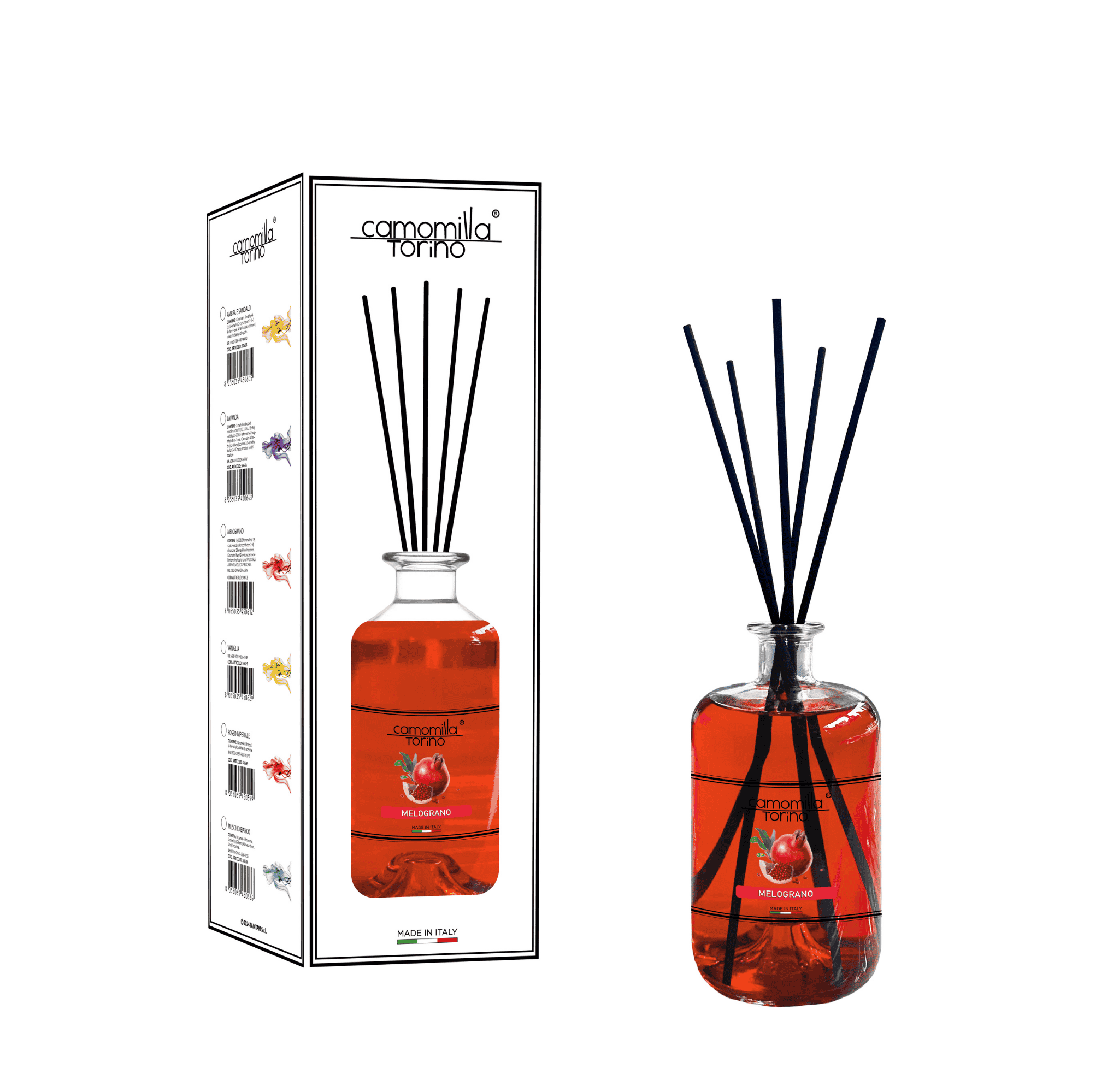 Diffusore a Bastoncini Linea "Herbalist" Melograno