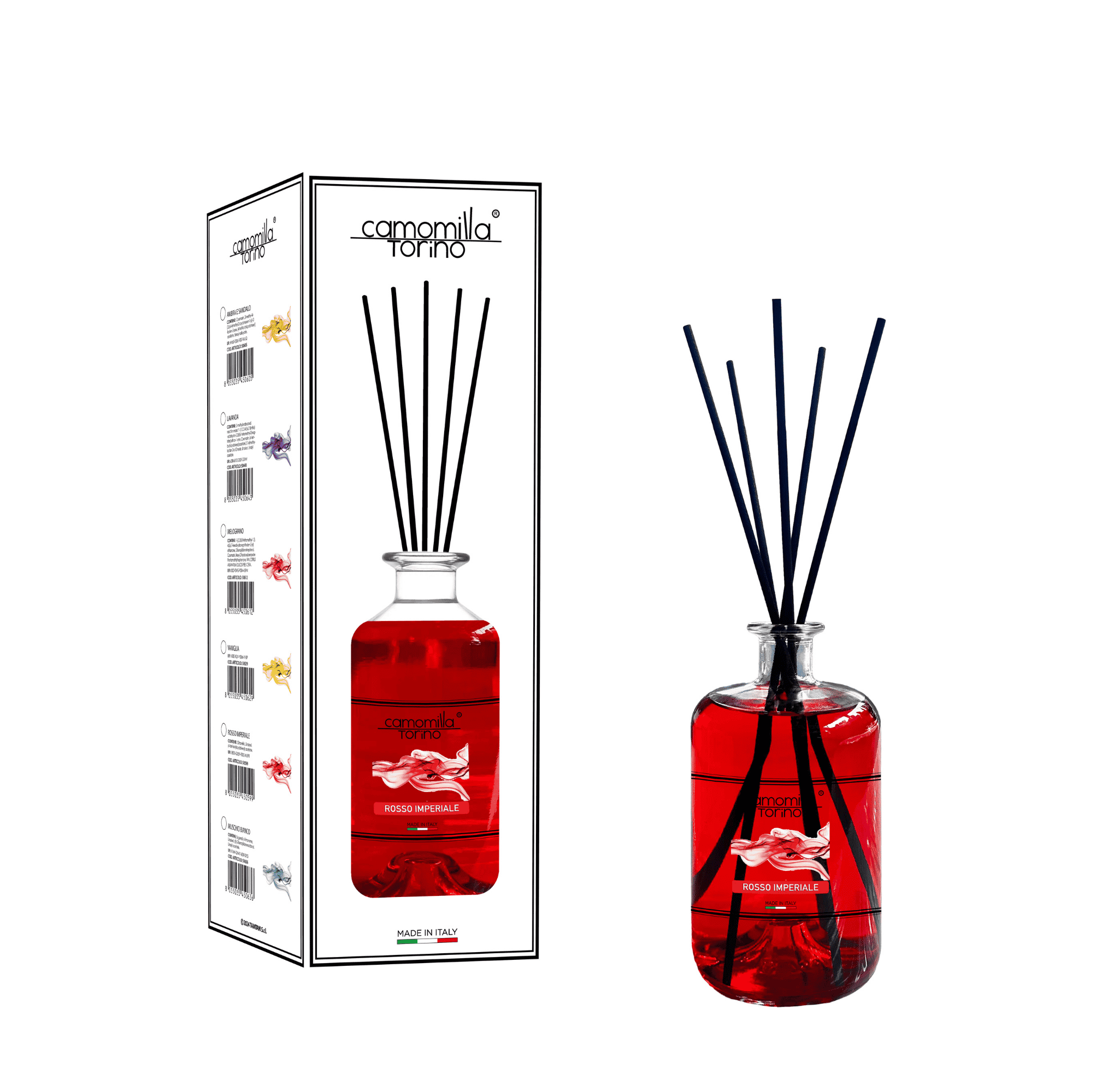 Diffusore a Bastoncini Linea "Herbalist" Rosso Imperiale