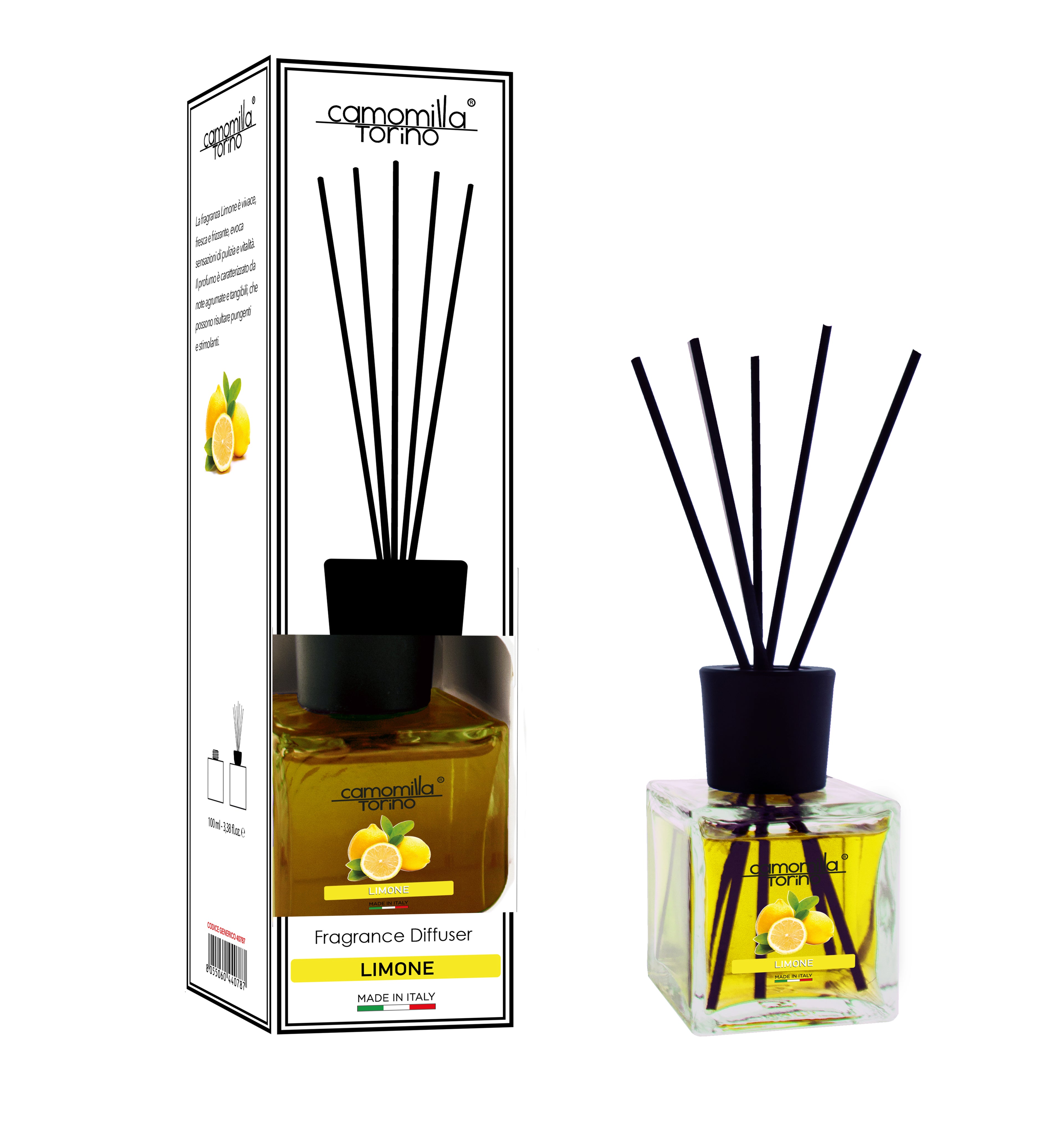 Limone-Diffusore a Bastoncini "Cubo"