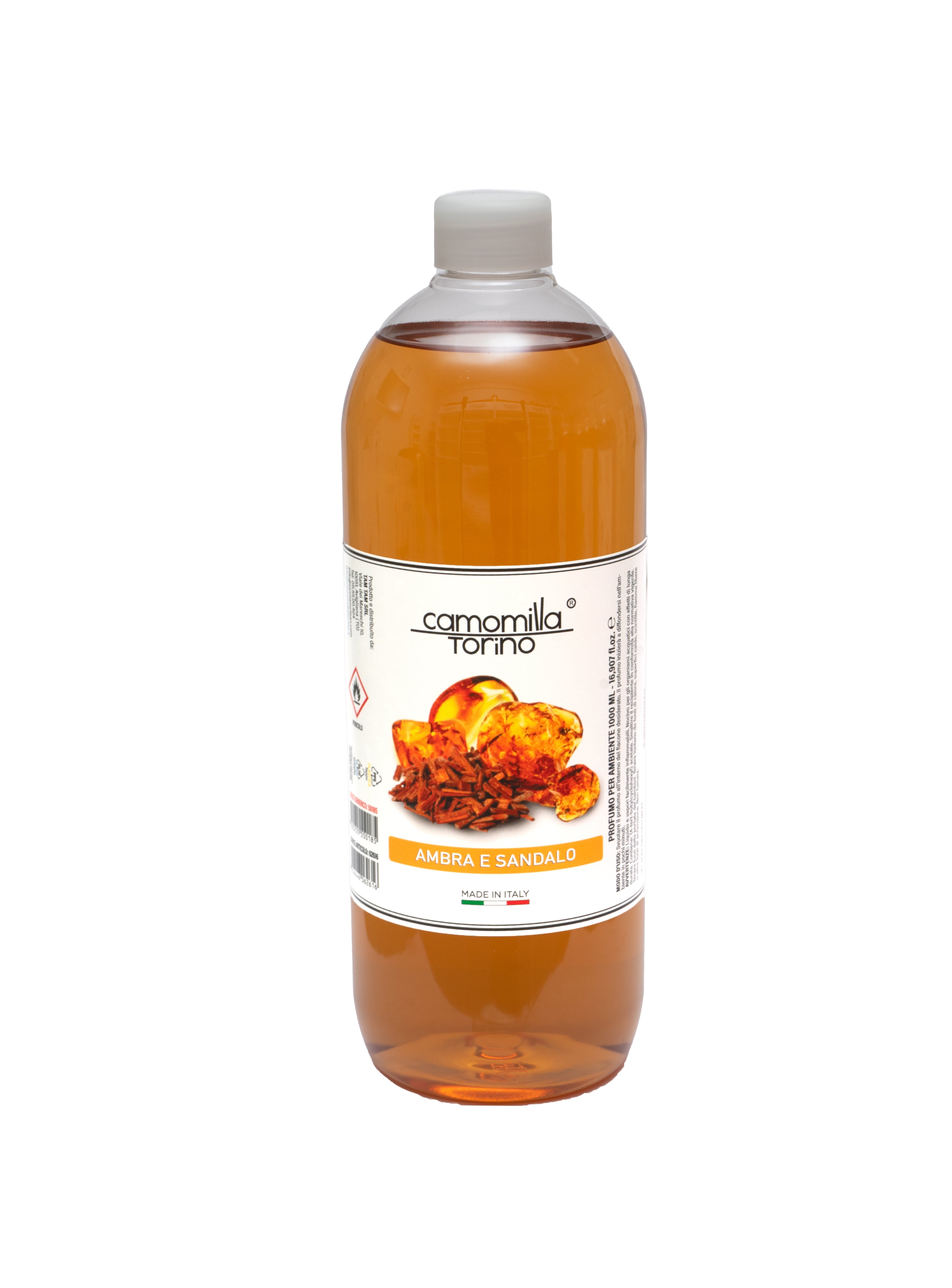 Ricarica per Diffusore a Bastoncini Ambra e sandalo