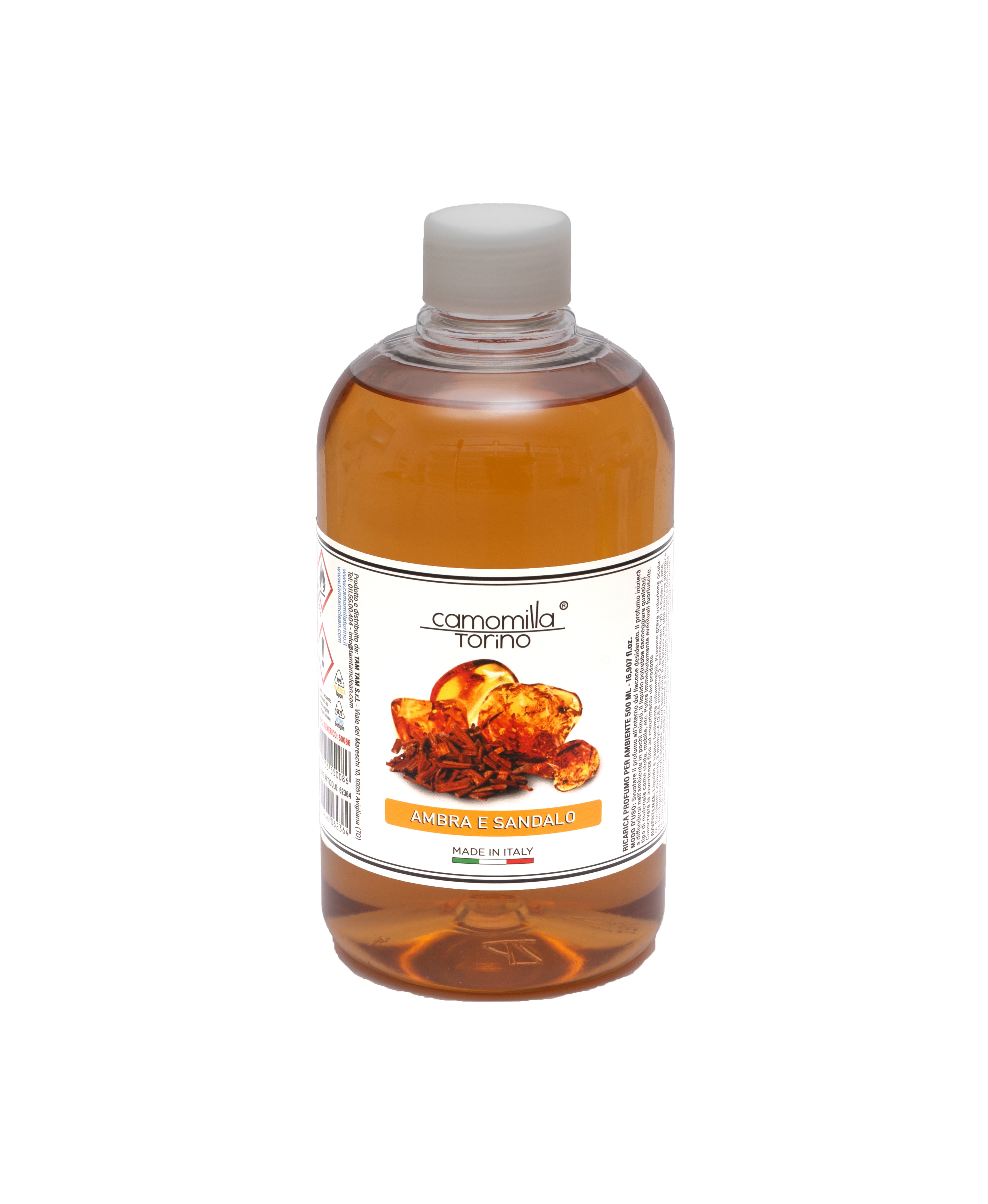 Ricarica per Diffusore a Bastoncini Ambra e sandalo