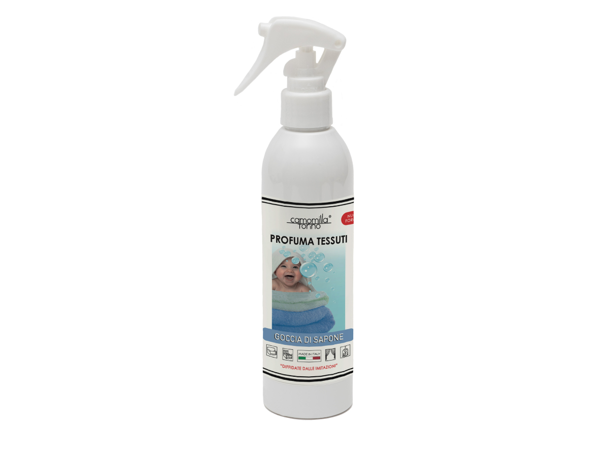 Profumo Spray per Tessuti "Goccia di Sapone" Camomilla Torino